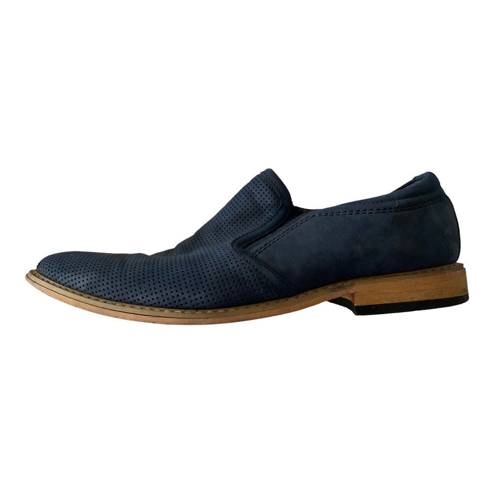Blue slip on loafer shoes 10.5